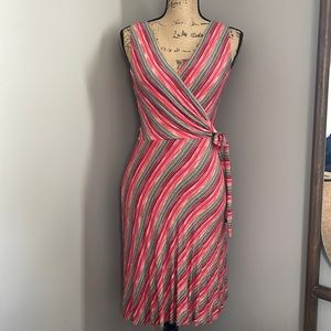 Bailey 44 stretch V neck wrap dress ANTHRO